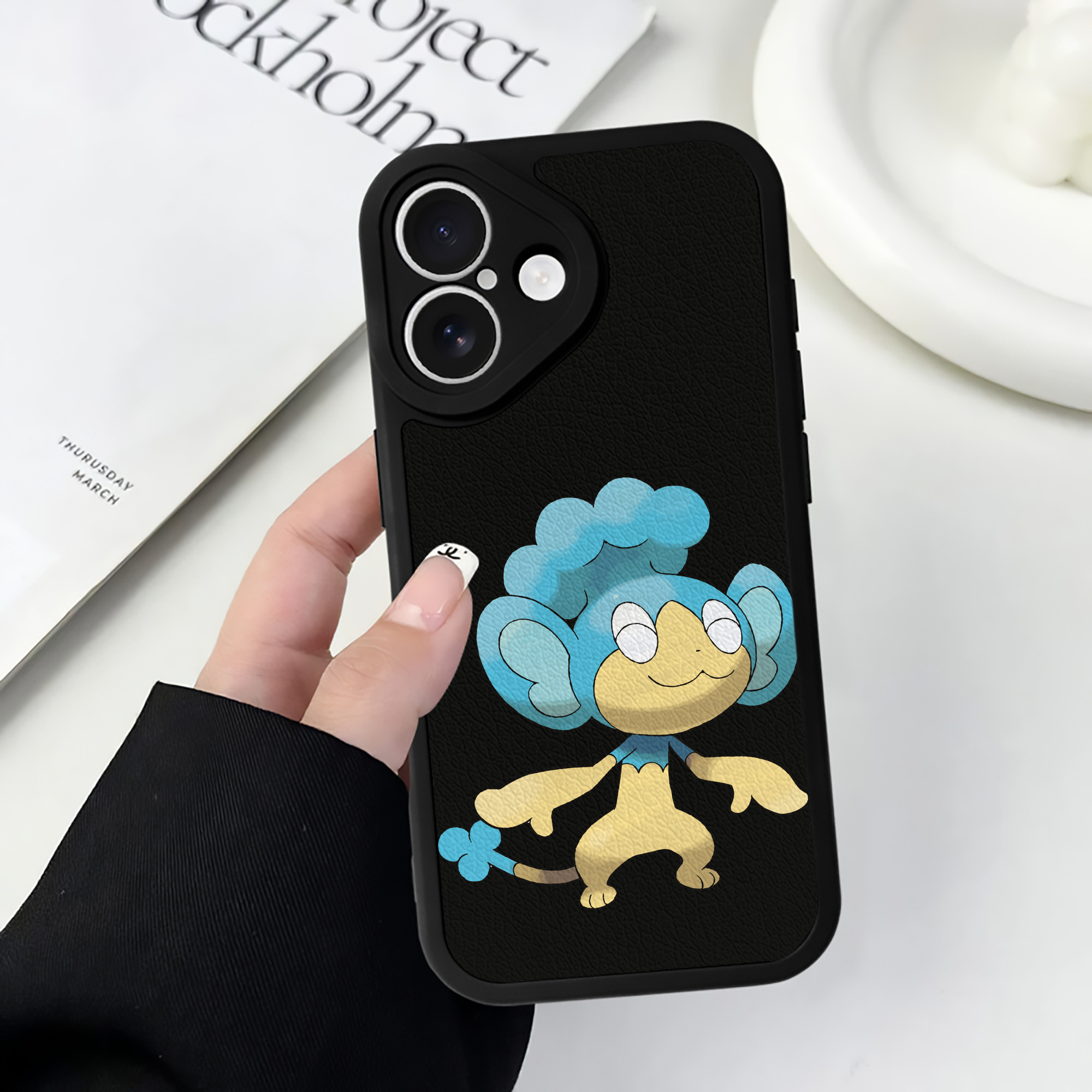 （画像用） ポケットモンスター Pokémon 【iPhone 16シリーズ対応】シリコンスマホケース（レザー調） 材質：シリコン